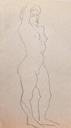 Stand Nude", Paris, Louvre, Salon d'Automne, Chaumière, LACMA, SFAA, Carmel