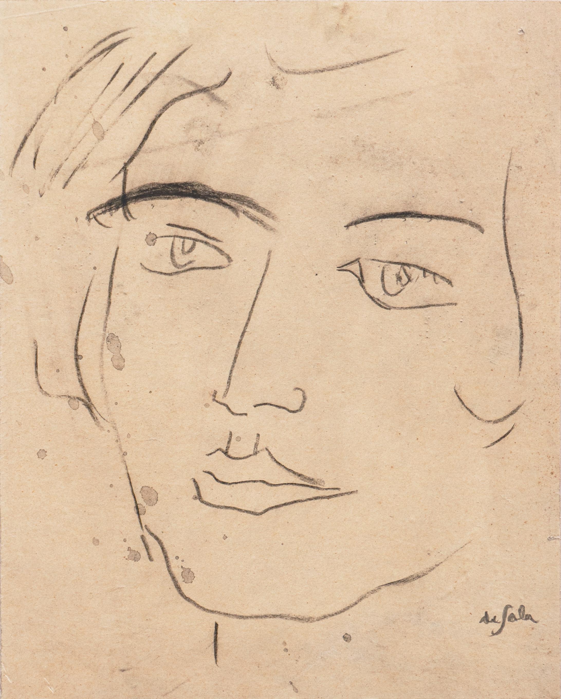 Eugene de Sala Portrait – Studie einer Frau", Kopenhagen, Dänische Moderne, Benezit, Thieme-Becker