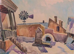 Taos Yard",  New Mexico, ASL NY, Parigi, Ac.Chaumière, LACMA, Woman Artist, CSFA