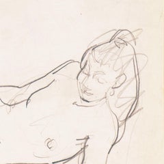 'Reclining Nude', Paris, Louvre, Salon d'Automne, Académie Chaumière, LACMA