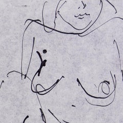 'Seated Nude', Paris, Louvre, Salon d'Automne, Académie Chaumière, LACMA, SFAA