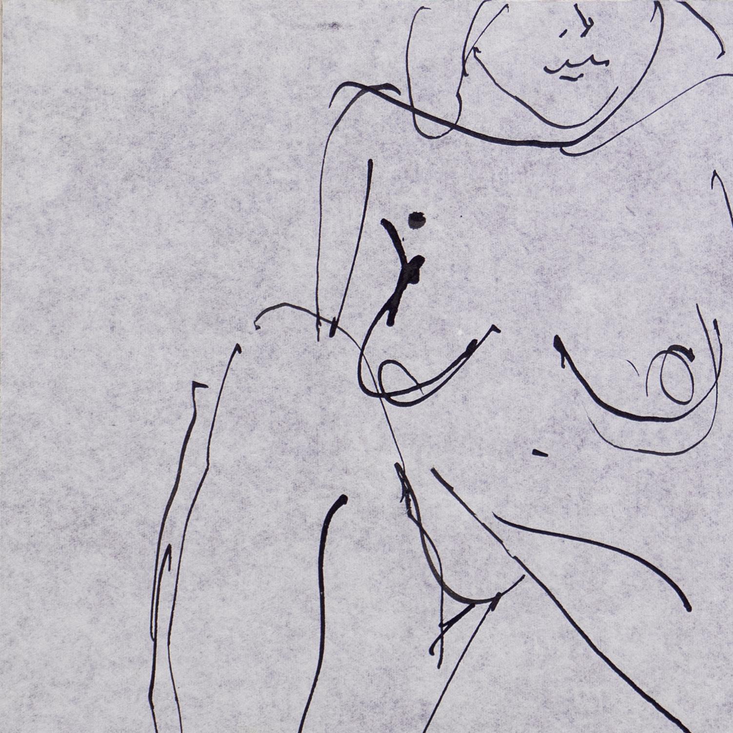 Nudo seduto