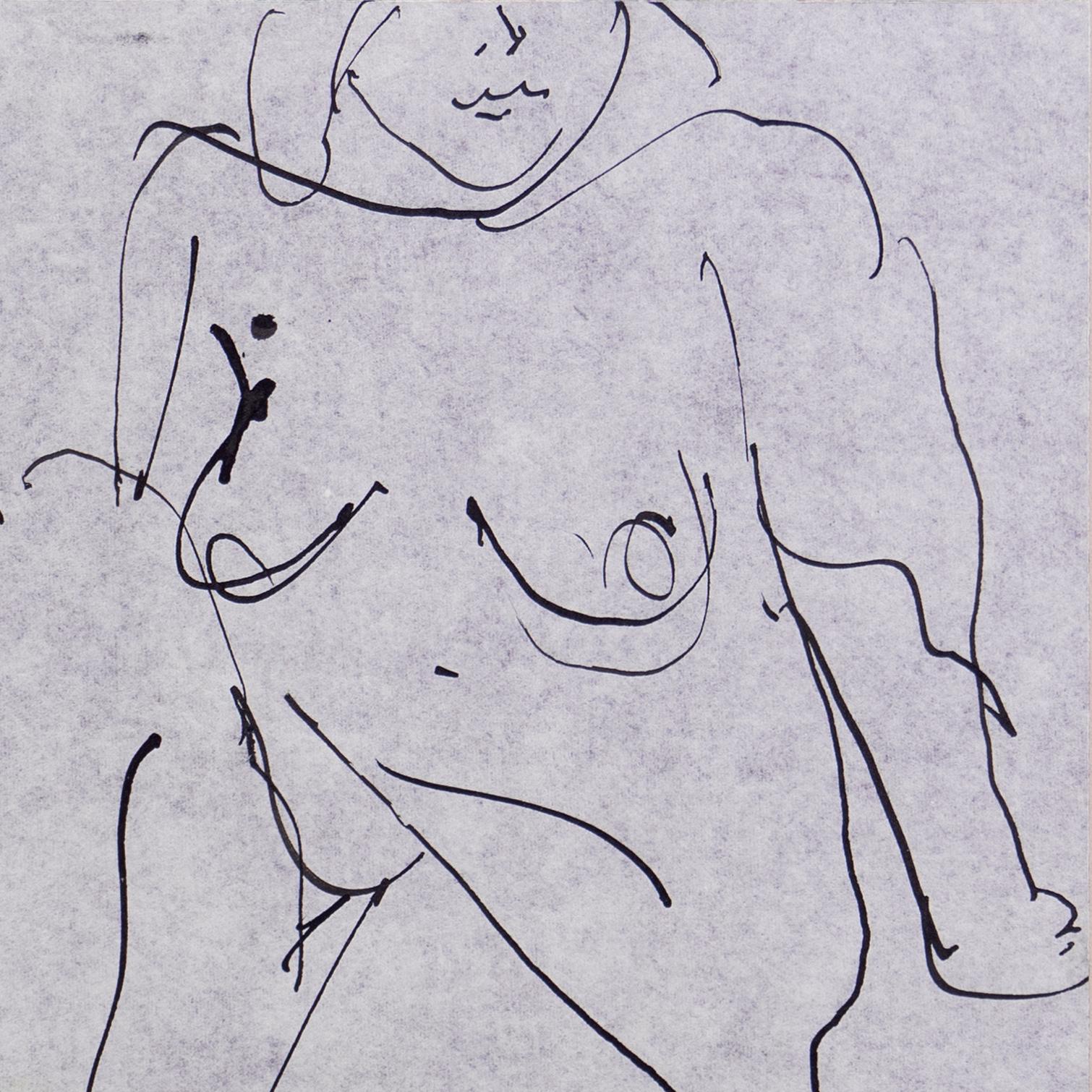 Nudo seduto