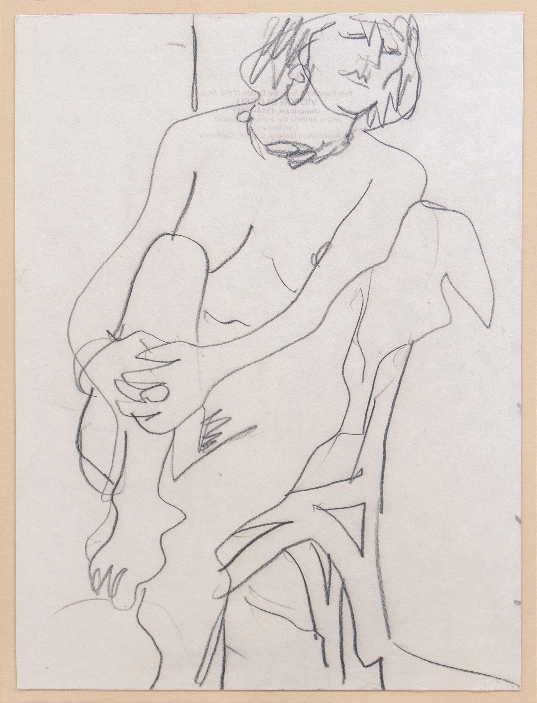 Nudo seduto