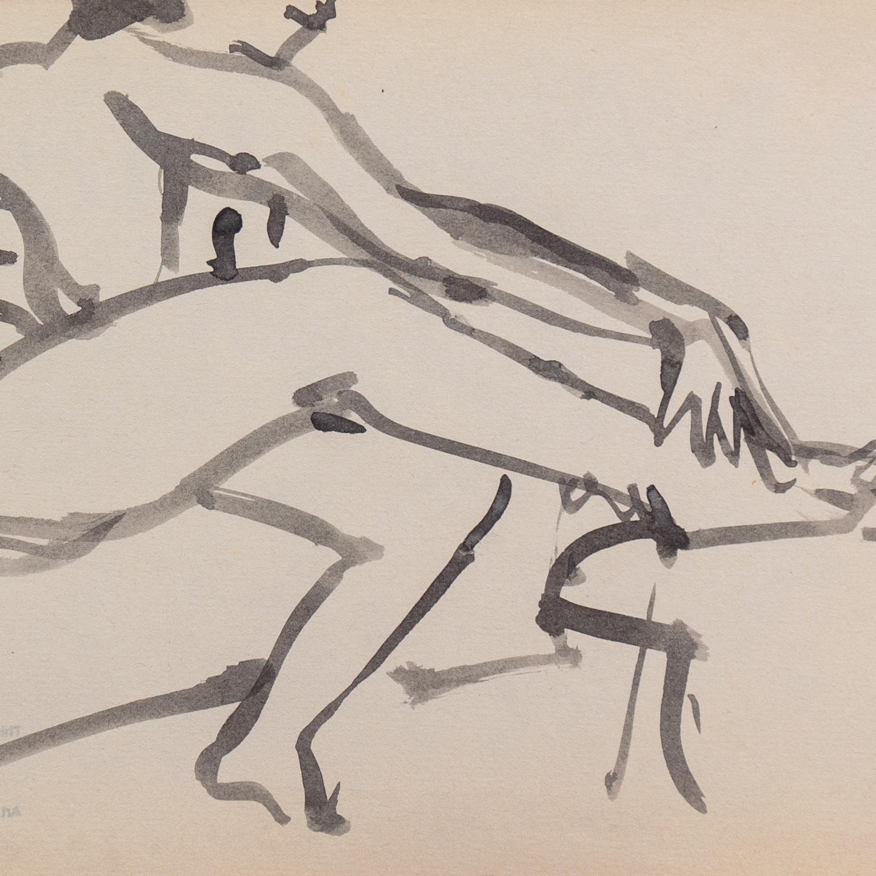 Nudo seduto