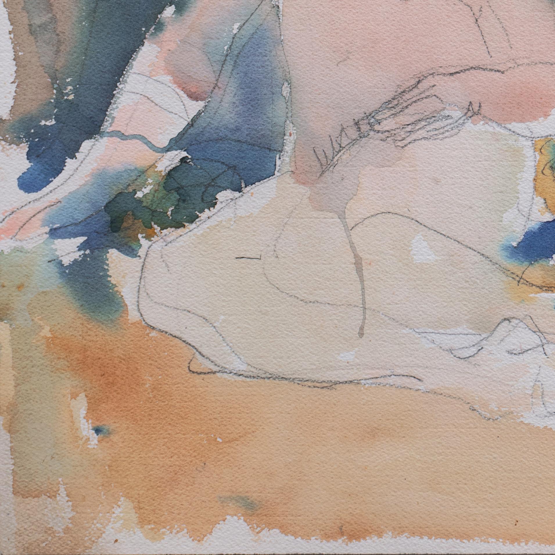 Timbrato, sul verso, con certificazione di autenticità per Janet Ament De La Roche (americana, 1916-2000) e dipinto nel 1965 circa.

Vincitrice del Prix Othon Friesz, Janet Ament ha studiato al Chouinard Art Institute, al Los Angeles Art Center e