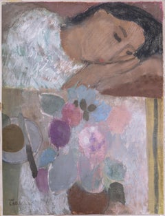 'Woman Reclining', Mid-century German Expressionist, Düsseldorf, Venice Biennale