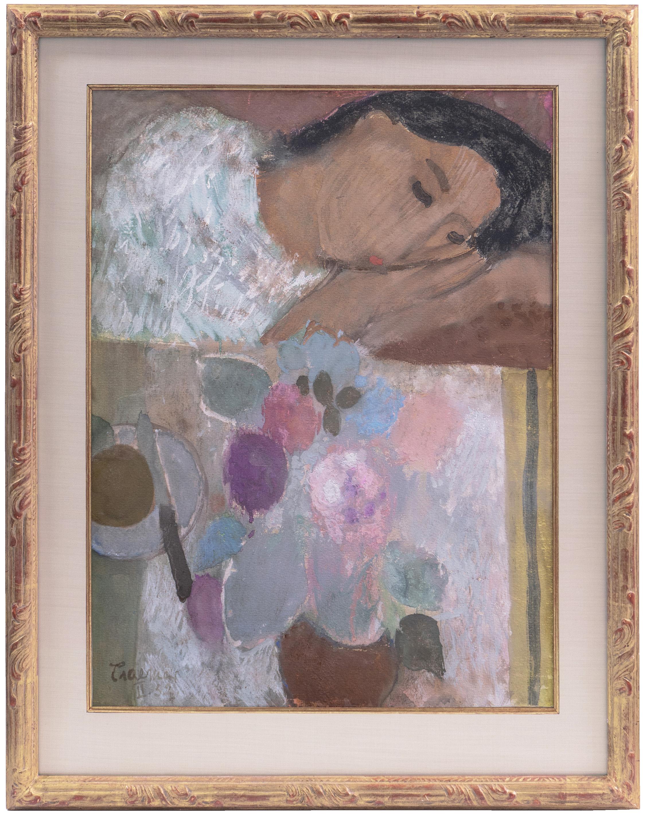 Frühstückstisch", Deutscher Expressionist der Jahrhundertmitte, Düsseldorf, Biennale Venedig