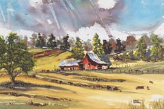 Dessins et aquarelles - Paysage papier