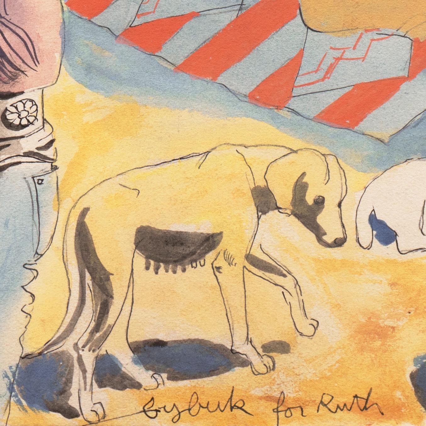 „Navajo-Familie“, Santa Fe, Modernismus, Corcoran, Whitney, PAFA,  AIC,  WPA – Art von Eduard Buk Ulreich