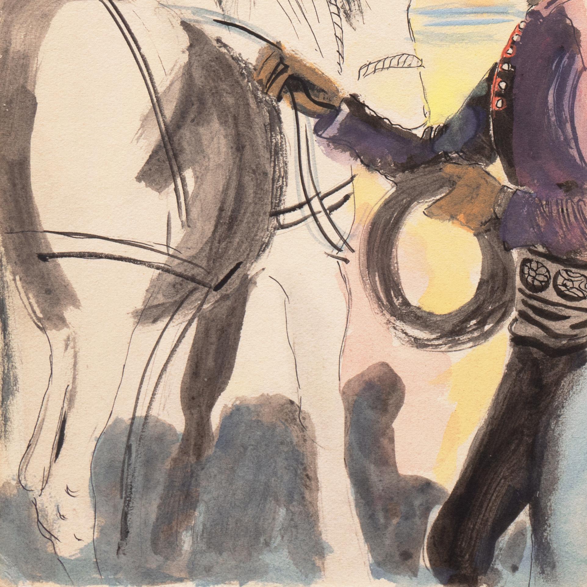 „Navajo-Familie“, Santa Fe, Modernismus, Corcoran, Whitney, PAFA,  AIC,  WPA im Angebot 5