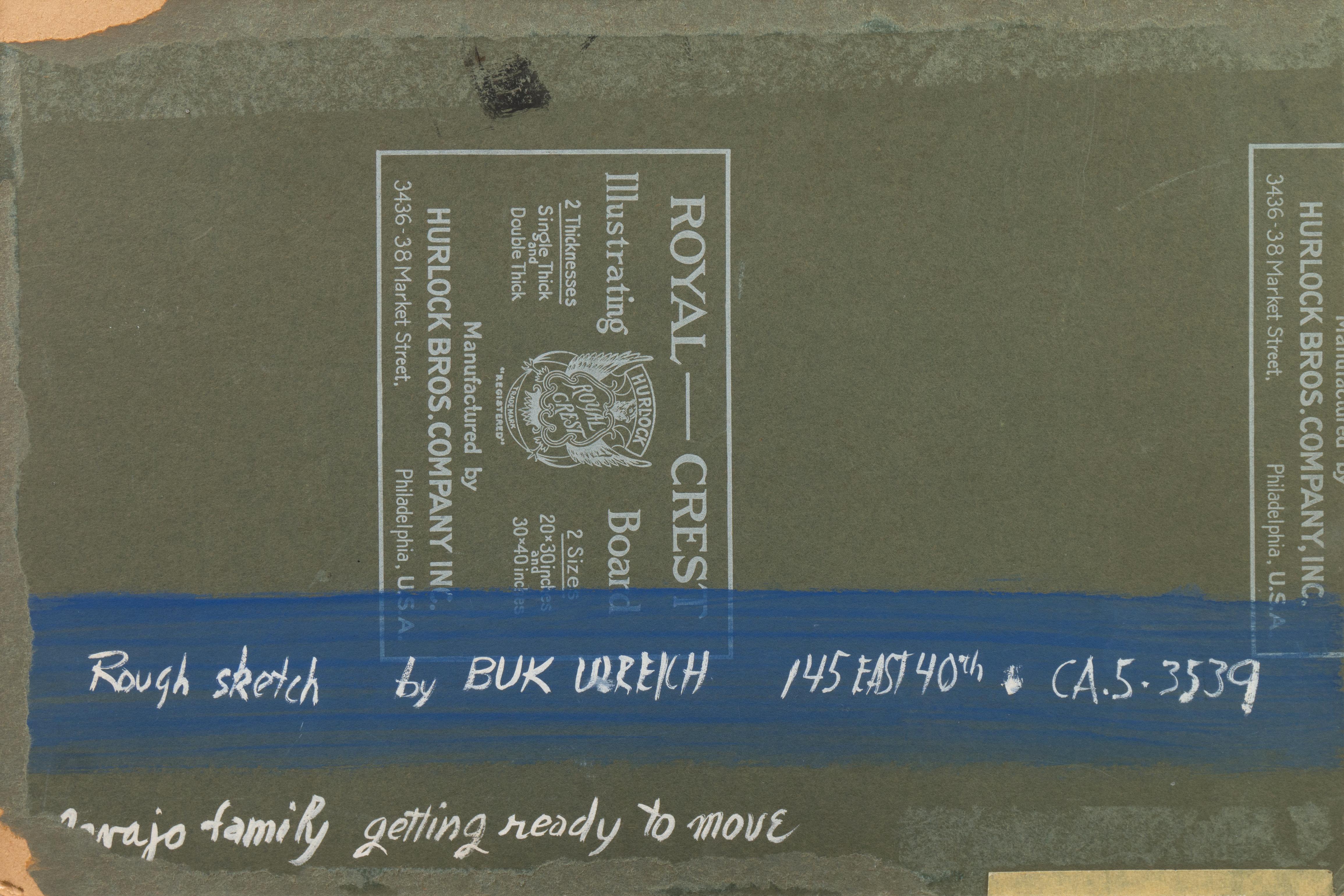 „Navajo-Familie“, Santa Fe, Modernismus, Corcoran, Whitney, PAFA,  AIC,  WPA im Angebot 6