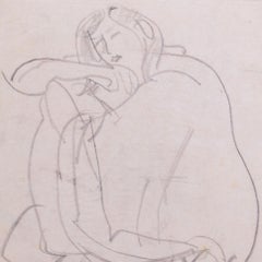 Mujer sentada", París, Louvre, Salón de Otoño, Academia Chaumière, LACMA, SFAA