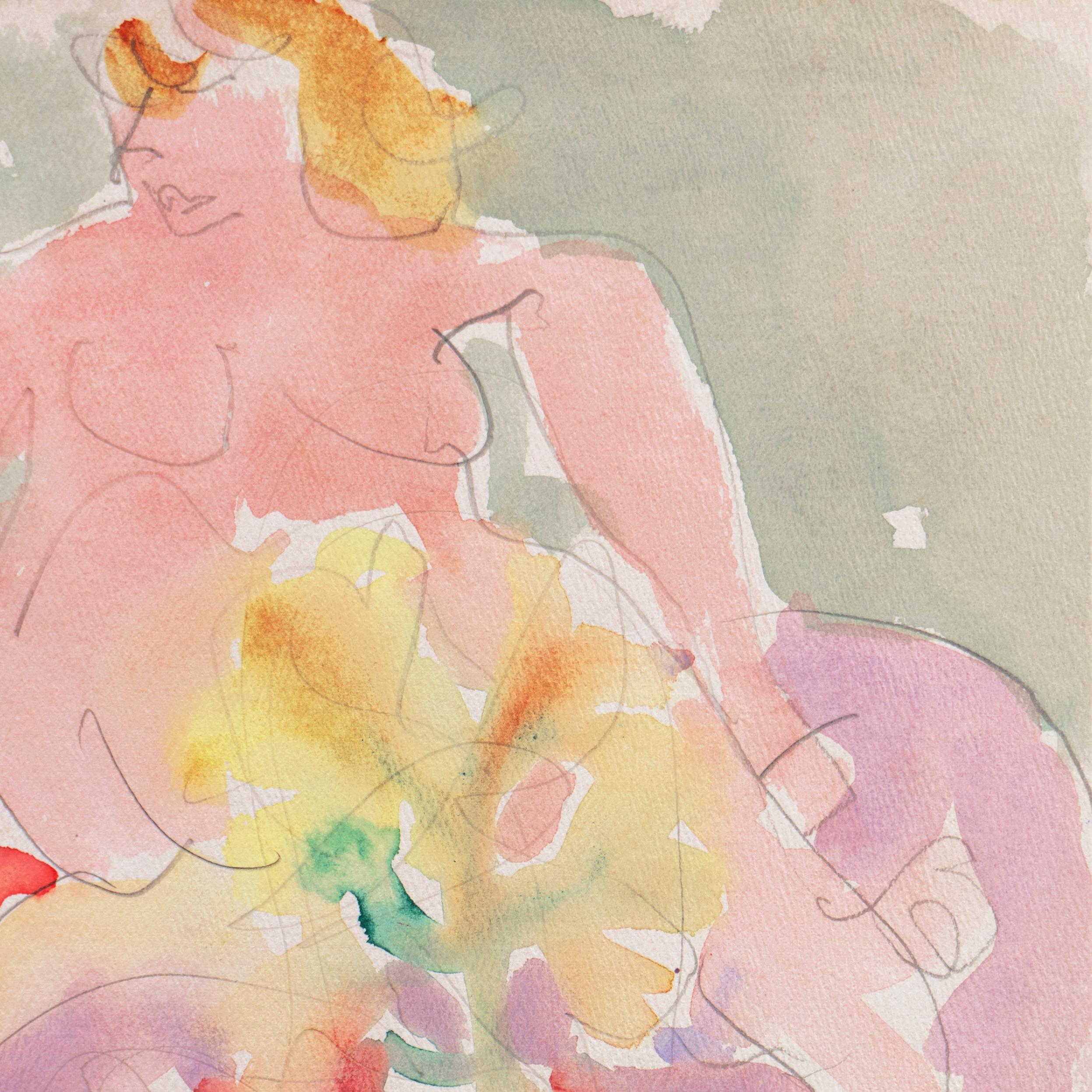 'Seated Nude', Paris, Louvre, Salon d'Automne, Académie Chaumière, LACMA, SFAA For Sale 4