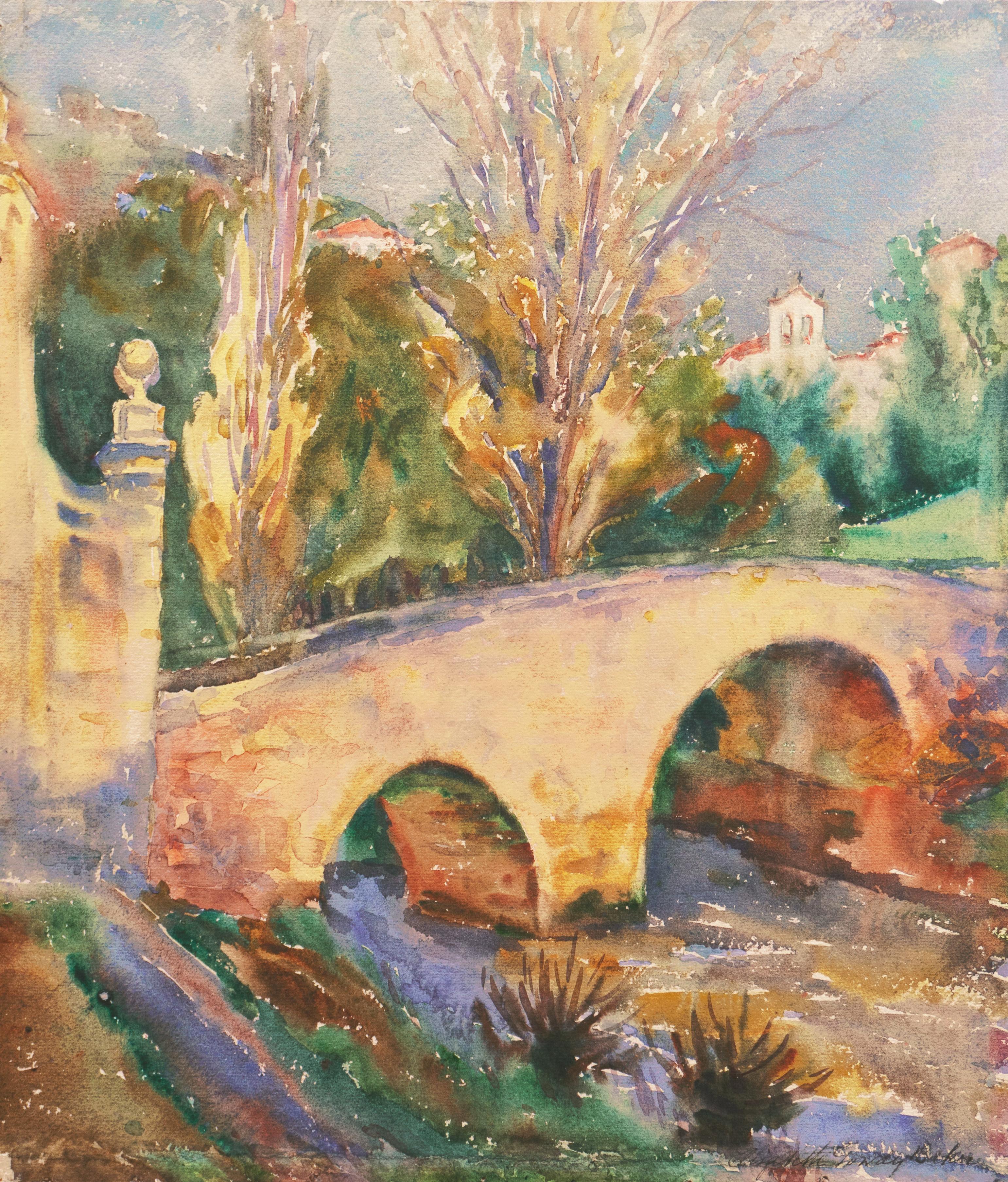 « Spanish Bridge, Segovia », Woman Artist, Salon, Cooper Union, ASL, PAFA