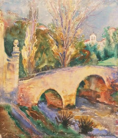 « Spanish Bridge, Segovia », Woman Artist, Salon, Cooper Union, ASL, PAFA