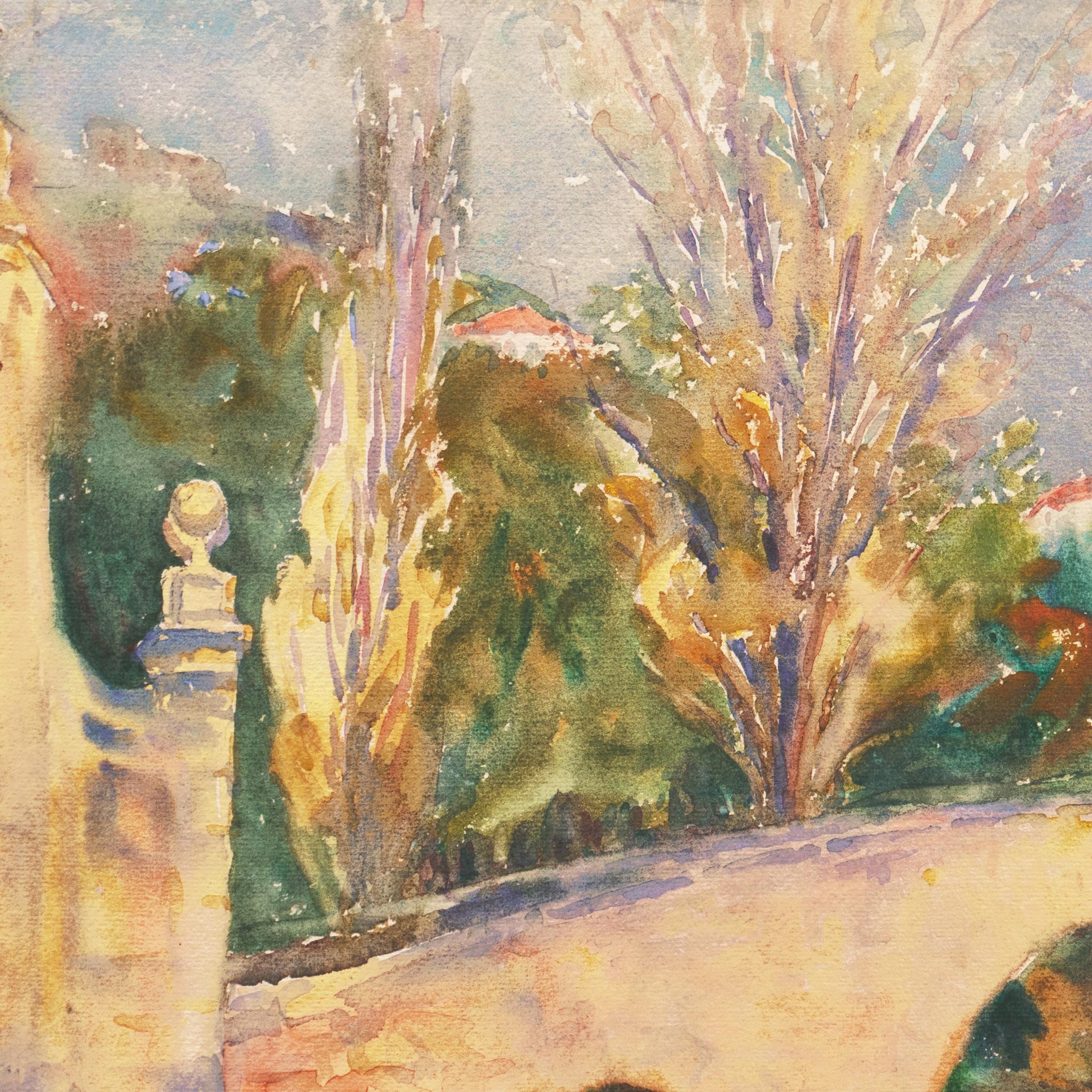 « Spanish Bridge, Segovia », Woman Artist, Salon, Cooper Union, ASL, PAFA en vente 3