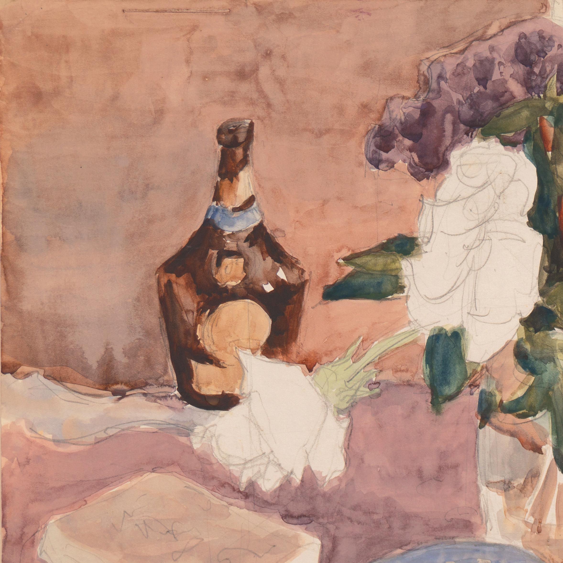 'Still Life of Roses', Louvre, Salon d'Automne, Académie Chaumière, LACMA, SFAA For Sale 2