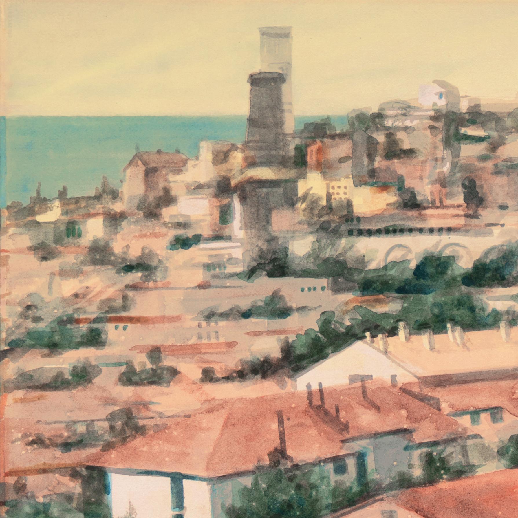 « Californie Coastal Diptyque, Berkeley, Bay Area Woman Artist, Smithsonian, CCAC en vente 1