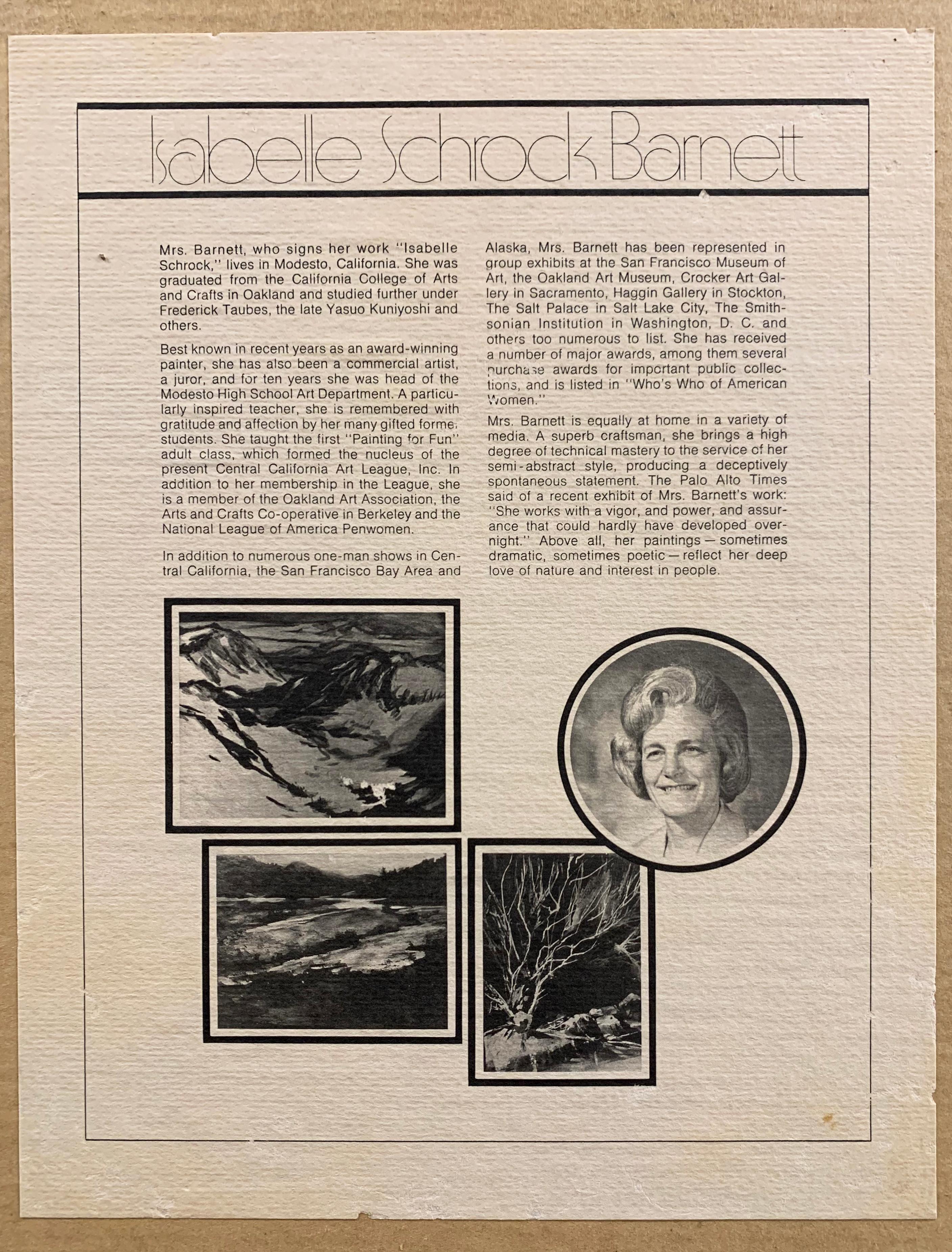 « Californie Coastal Diptyque, Berkeley, Bay Area Woman Artist, Smithsonian, CCAC en vente 12