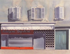 'Bijouterie, Tulle, France', Village français, Boise, Société nationale d'aquarelle