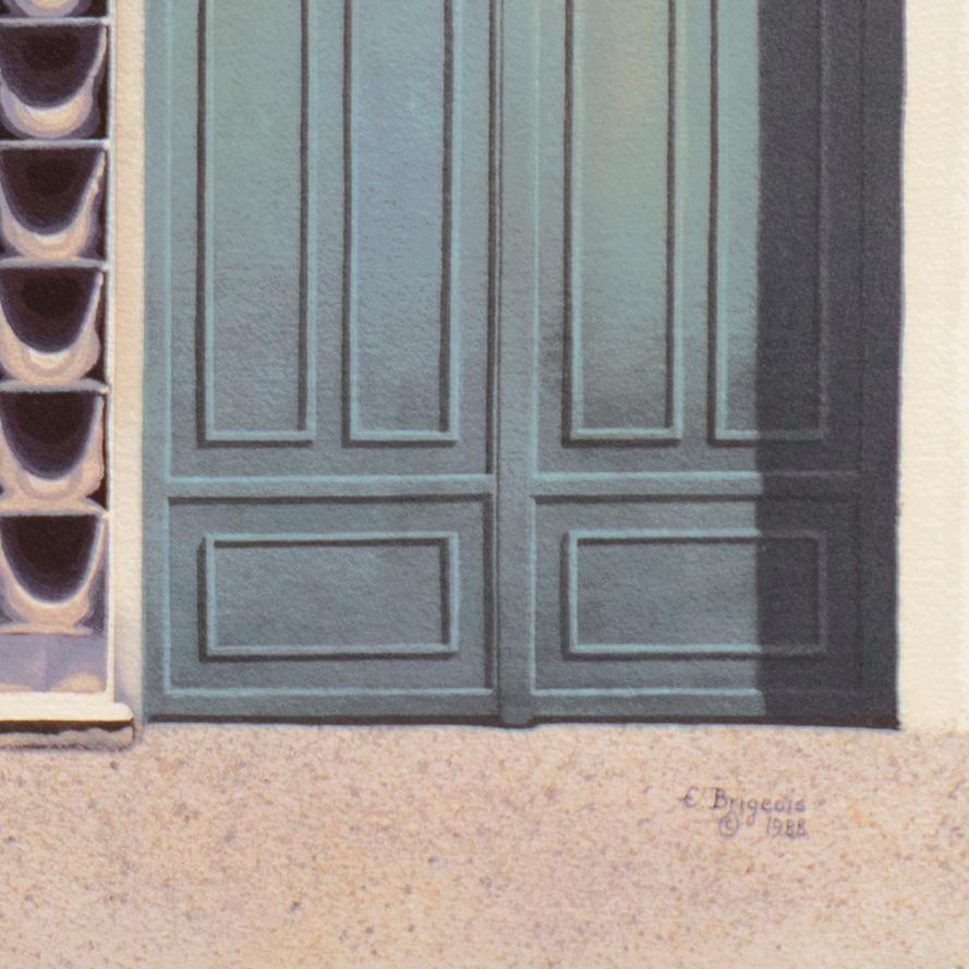 'Bijouterie, Tulle, France', Village français, Boise, Société nationale d'aquarelle - Art de Evelyne Brigeois