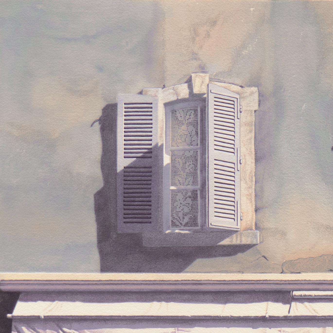 'Bijouterie, Tulle, France', Village français, Boise, Société nationale d'aquarelle en vente 5