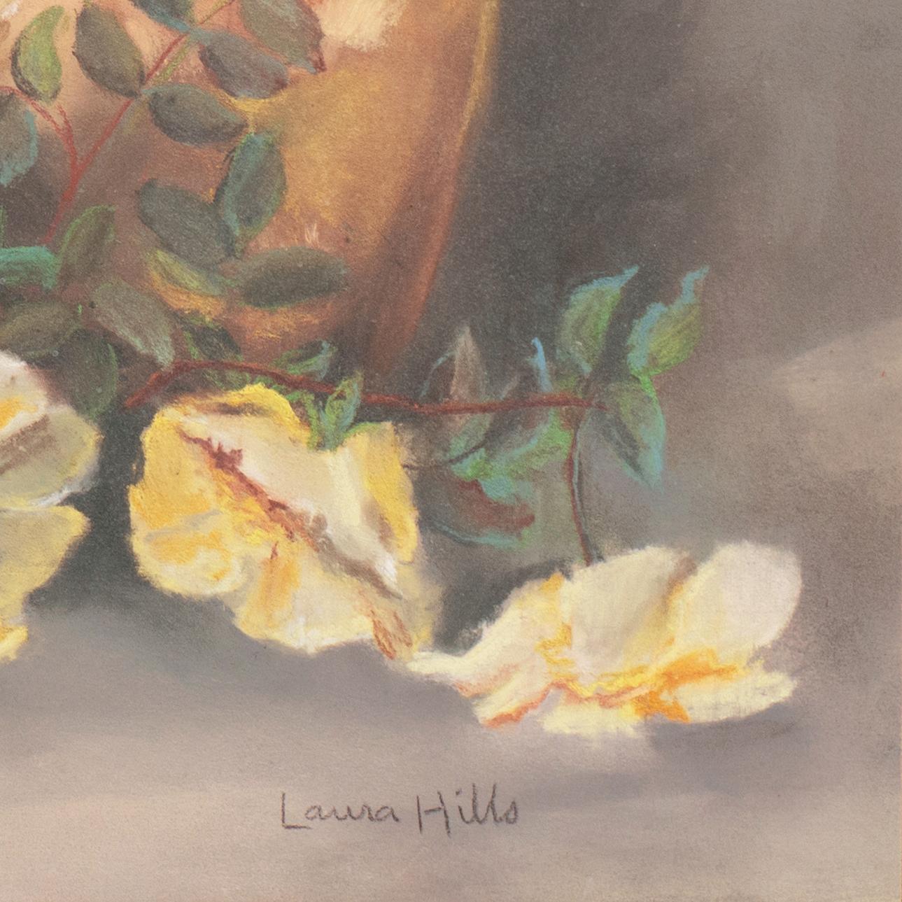 'Still Life of Tea Roses', Woman Artist, Gold Medal, PAFA, New York, ASL, NAD For Sale 1