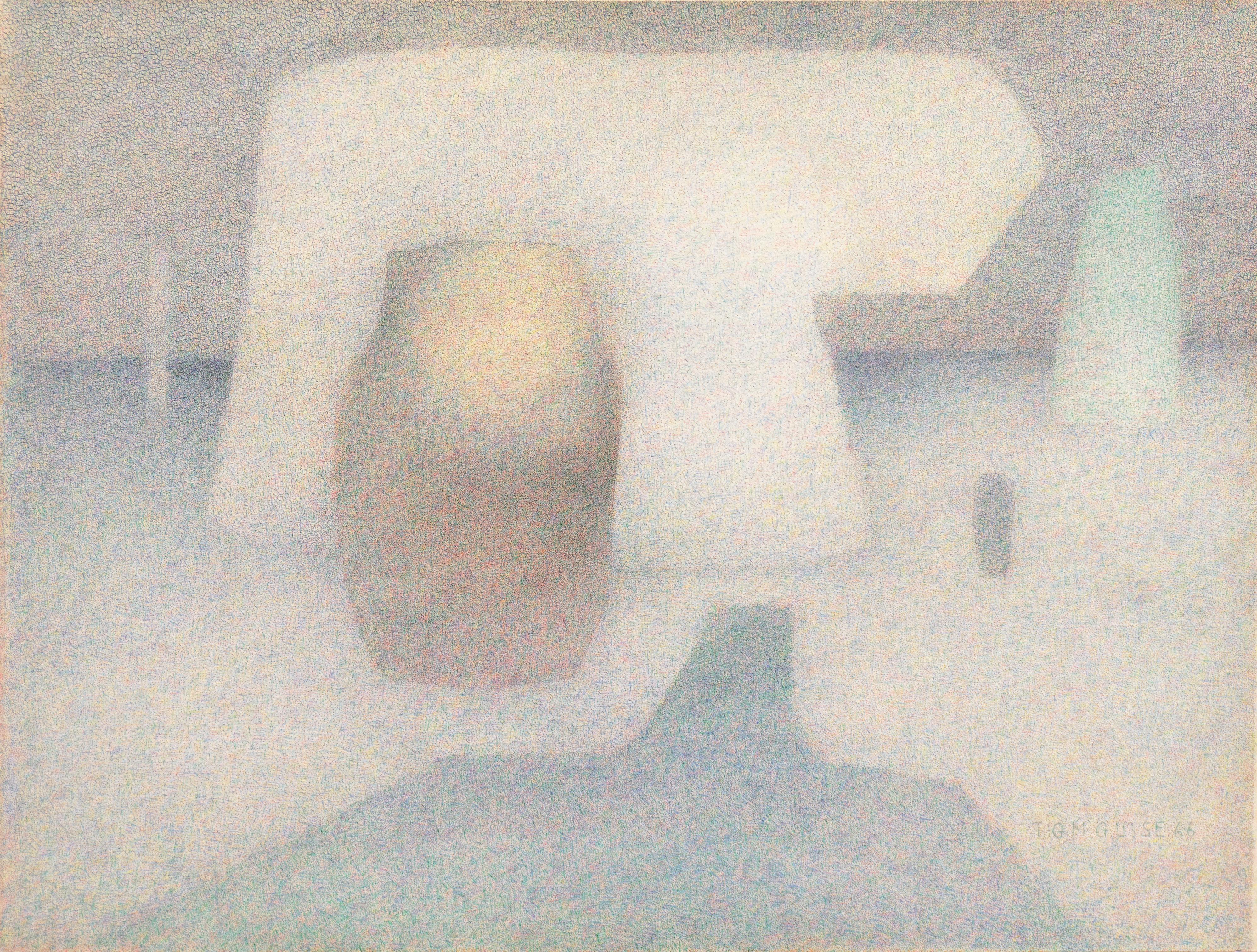 'Pointillist Still Life', Royal Society of Artists, Edinburgh Academy, Palo Alto