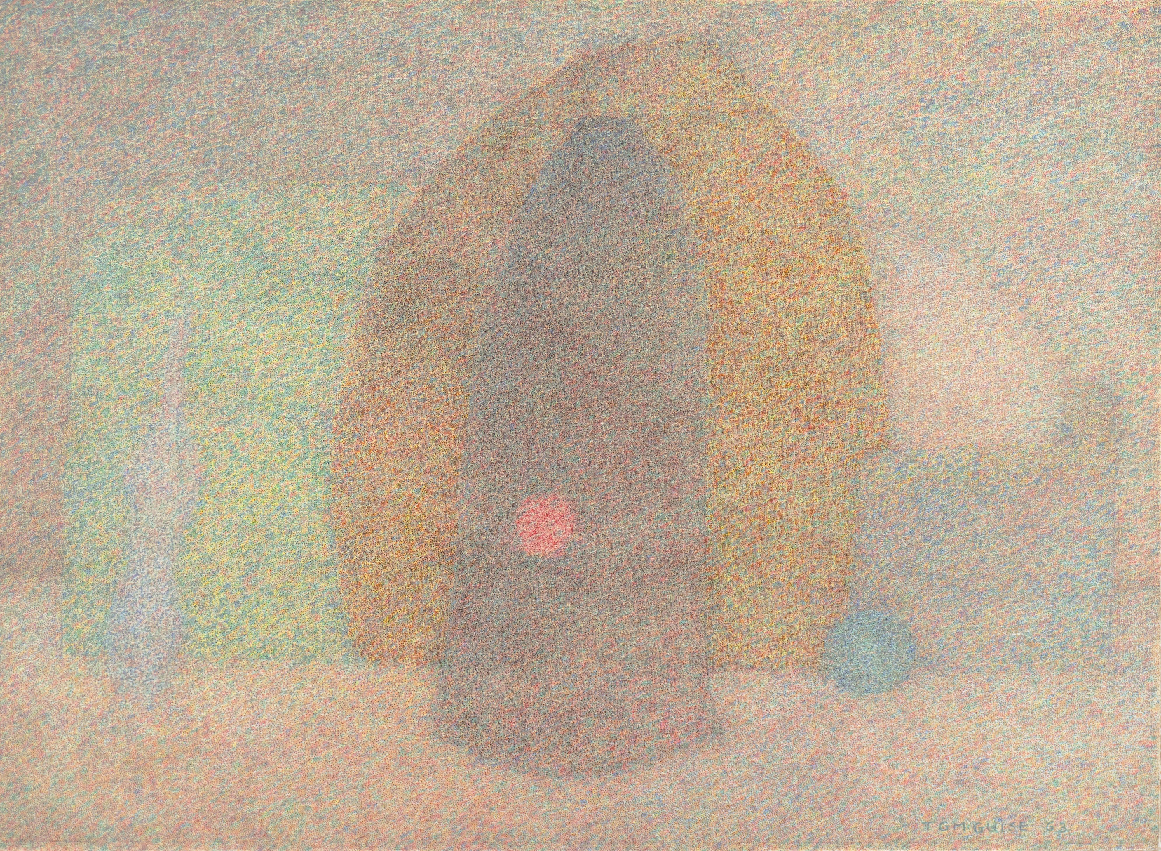 Horizontal Abstract Drawings and Watercolors