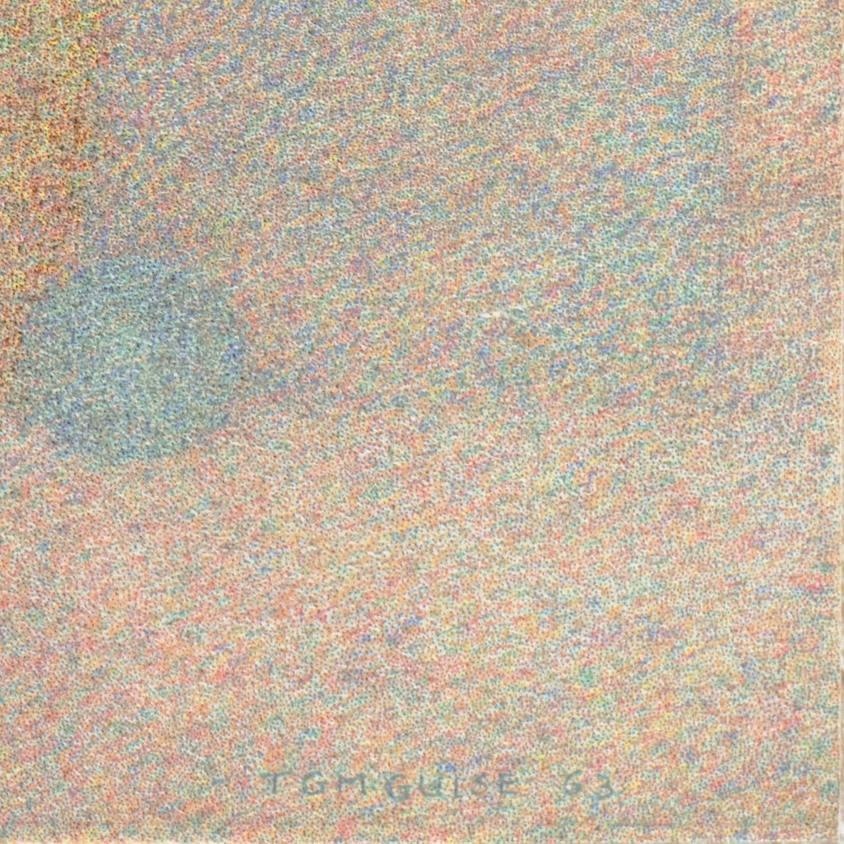 'Birdwalk', Royal Society of Artists, Edinburgh Academy, Scotland, Palo Alto - Beige Abstract Drawing by Thomas Guise
