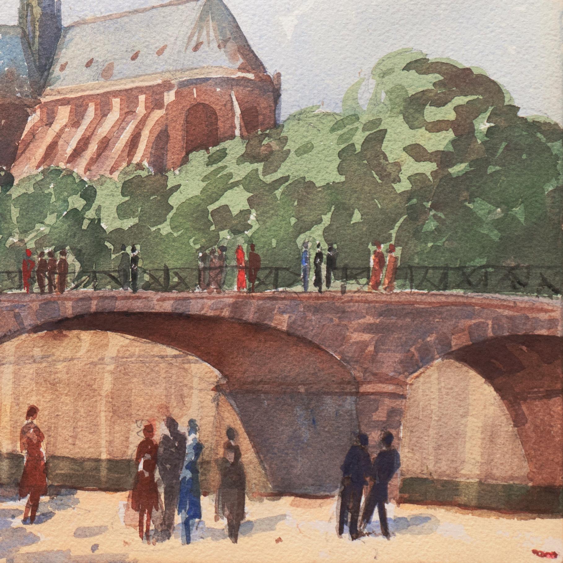 'Paris, Notre-Dame and Pont de l'Archevêché' CAC, ASL President, CWS President For Sale 1