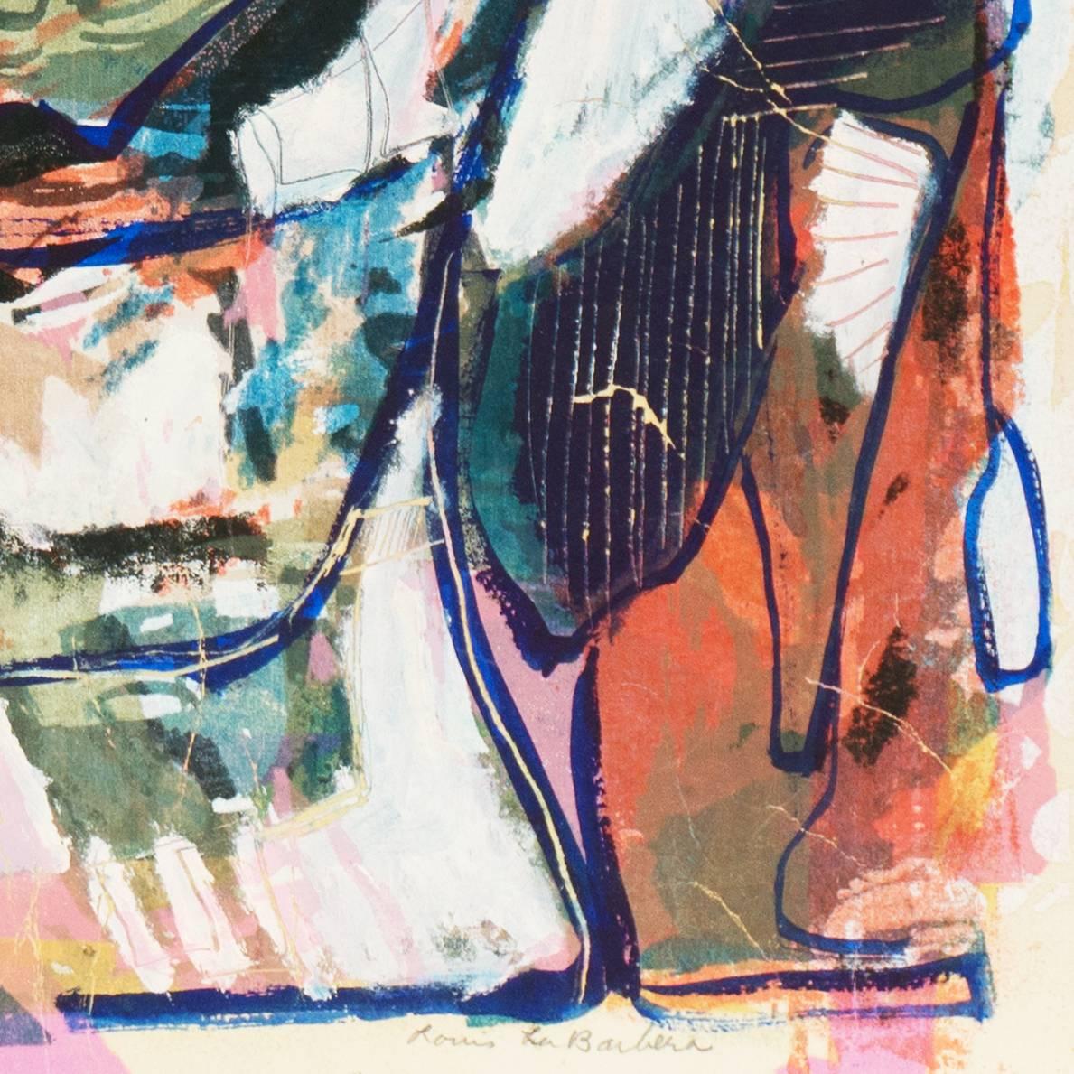 'Mother and Child', Los Angeles, USC, San Jose, Modernist Figural - Art by Louis La Barbera