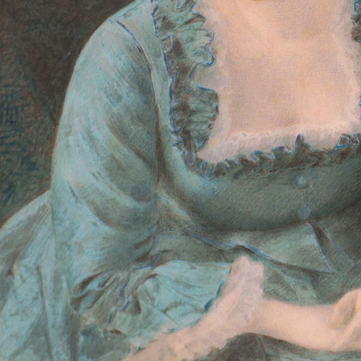 'Young Lady Seated', Royal Academy London, PAFA, Queen Victoria, King Edward VII For Sale 3