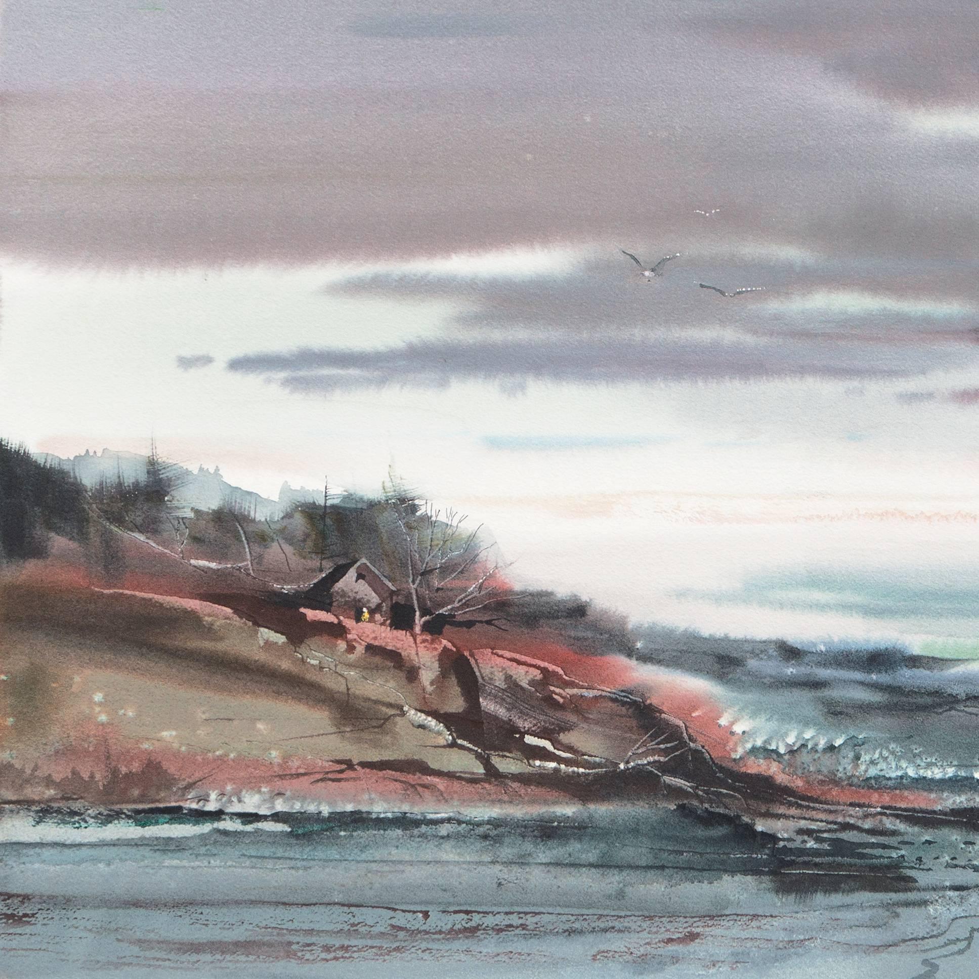 'Maine Coast', American Watercolor Society, Museum Fine Arts, Boston For Sale 1
