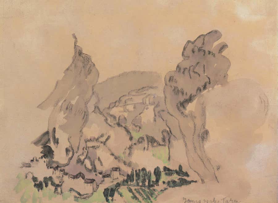 'Gorges of the Tarn, France', New York Armory, Ashcan School, ASL, AIC, NYMoMA