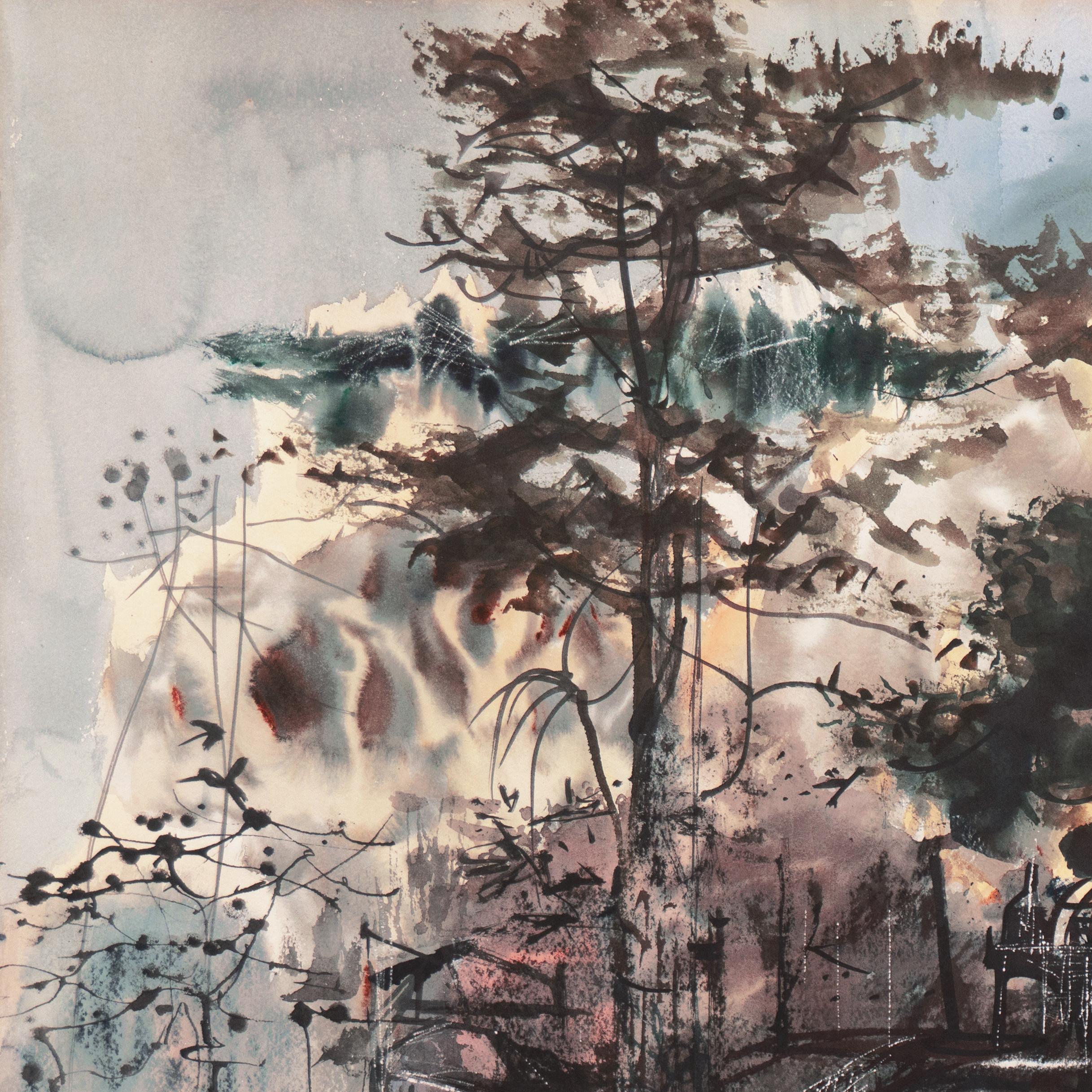 „At the Park“, Metropolitan Museum, NY MoMA, AIC, ASL, Whitney Museum, Toledo im Angebot 1