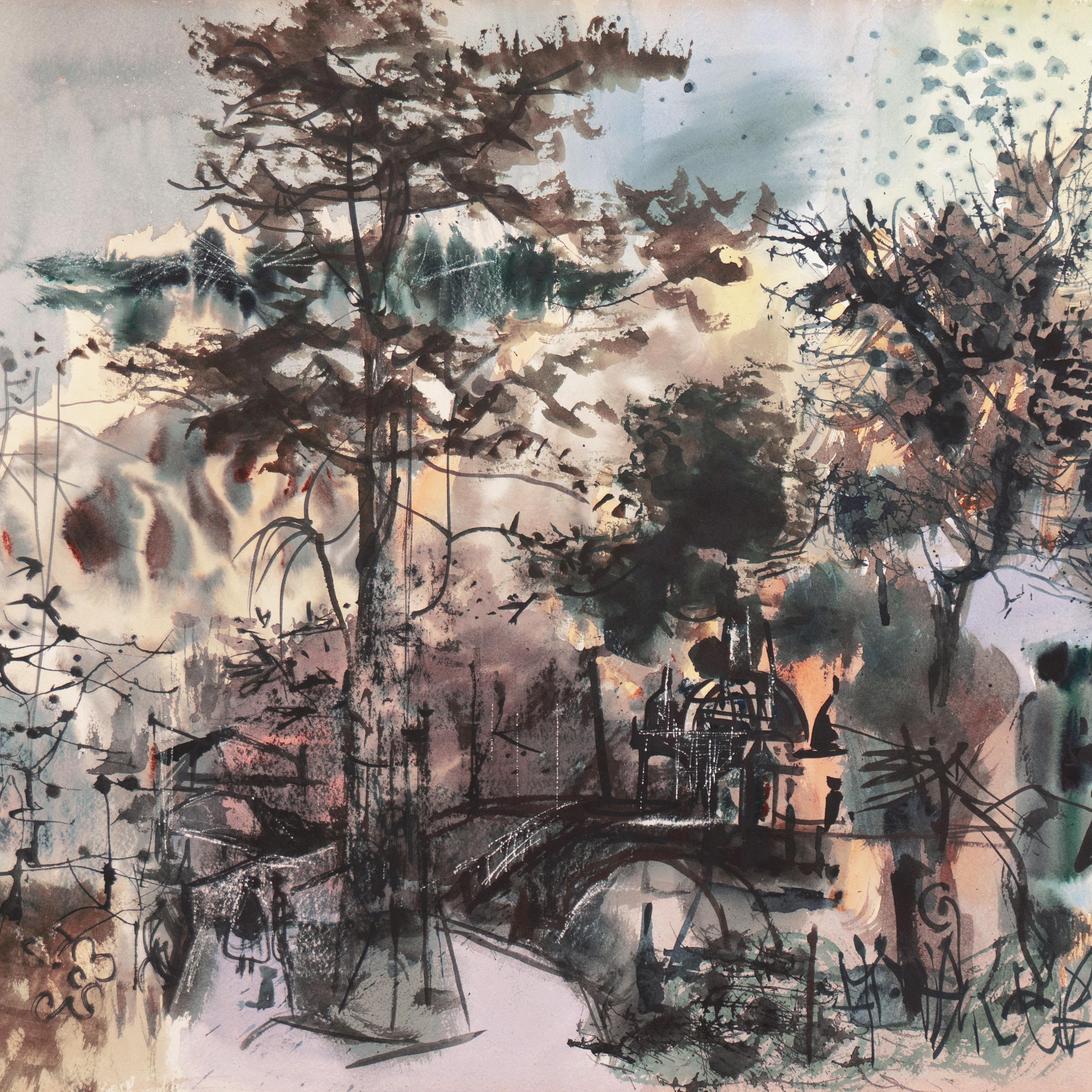 „At the Park“, Metropolitan Museum, NY MoMA, AIC, ASL, Whitney Museum, Toledo im Angebot 3