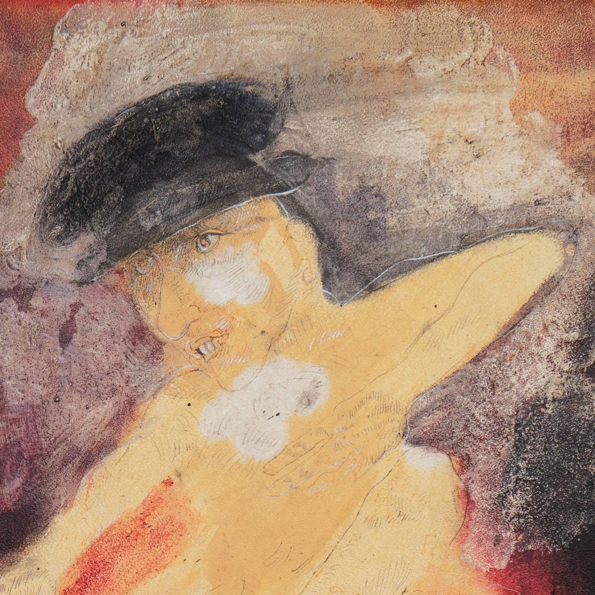 „Zwei Figuren“, Bogota, Museum of Modern Art, New York, Kolumbianischer Modernist im Angebot 1