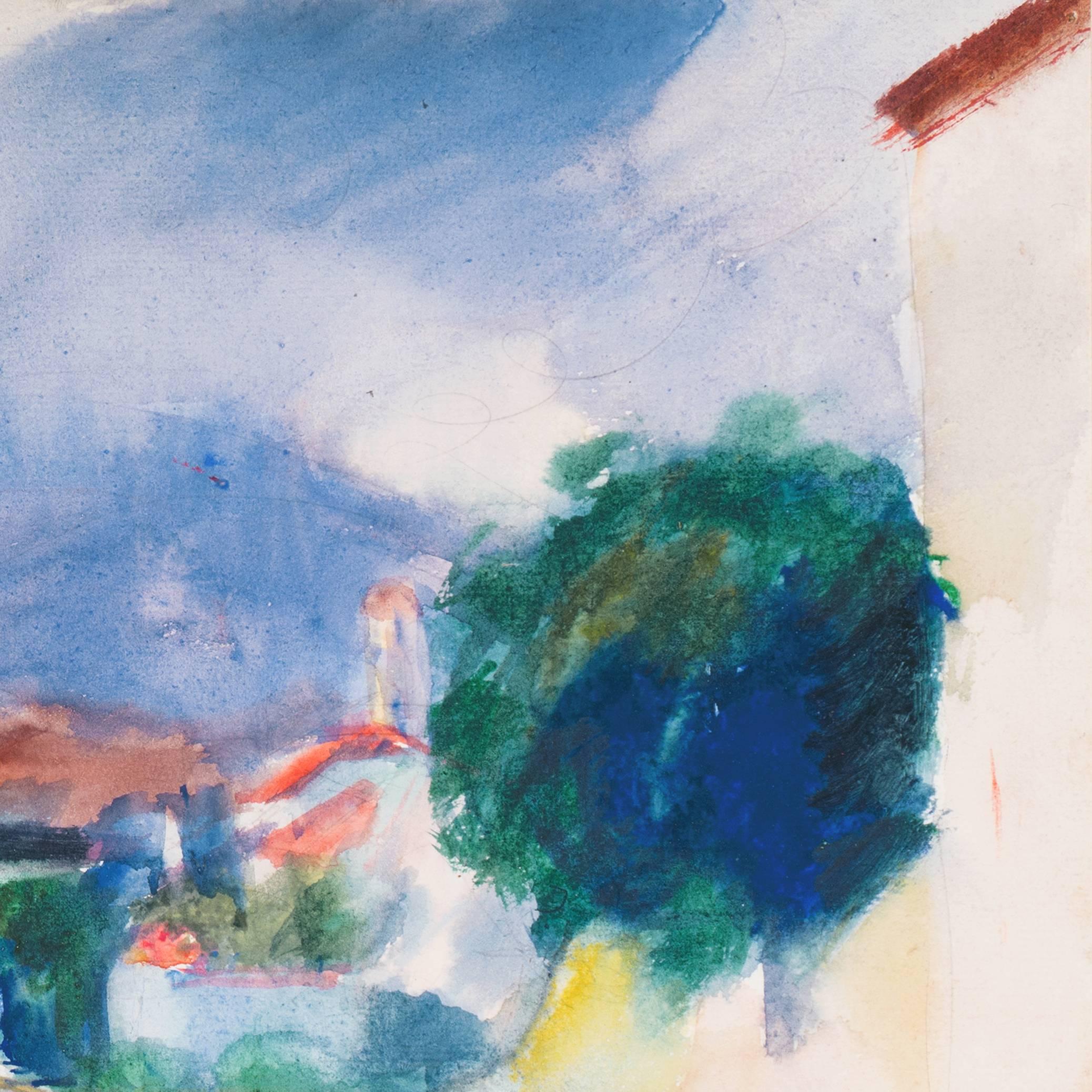 'Rain in Provence', French Post-Impressionist artist, MAM Paris For Sale 1