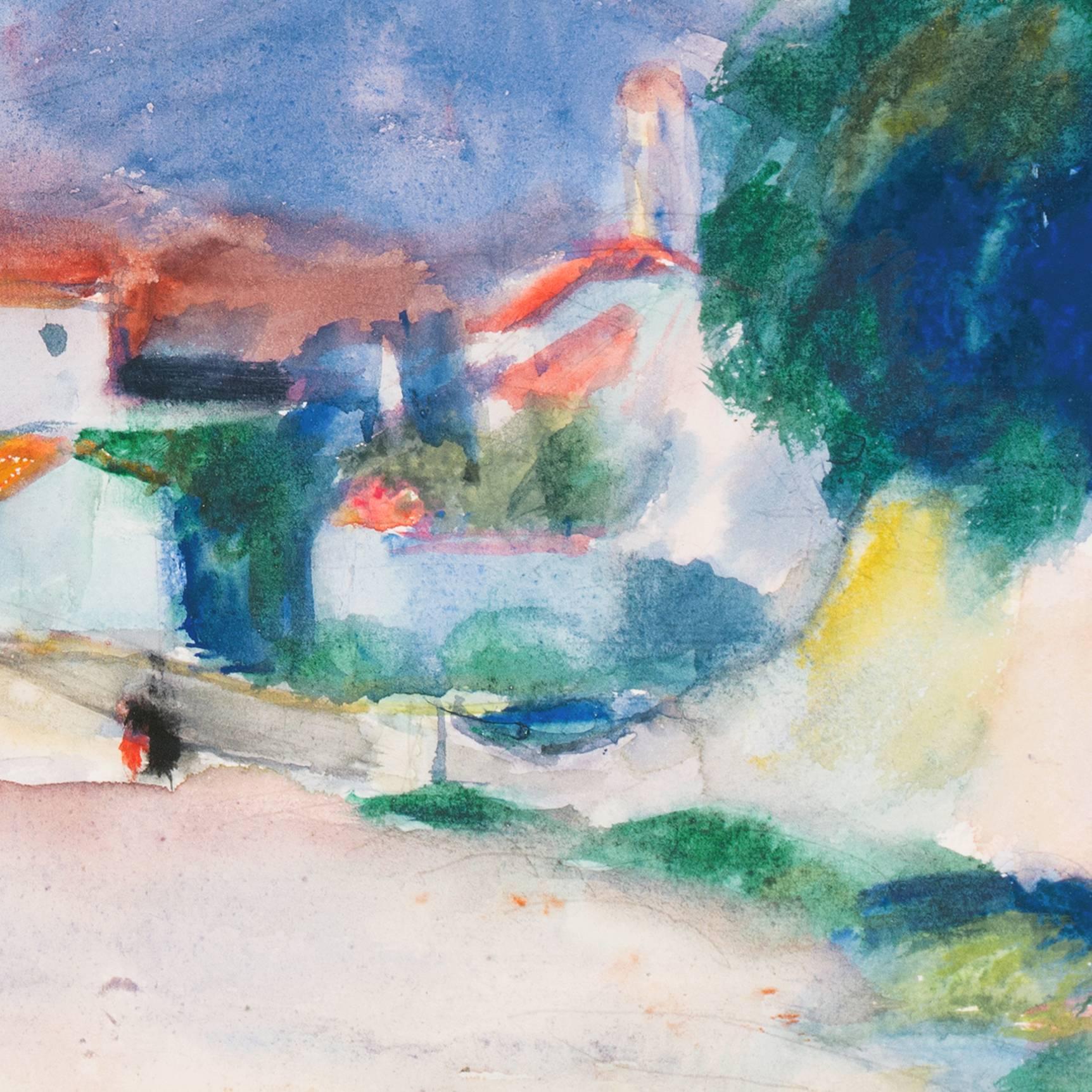 'Rain in Provence', French Post-Impressionist artist, MAM Paris For Sale 3