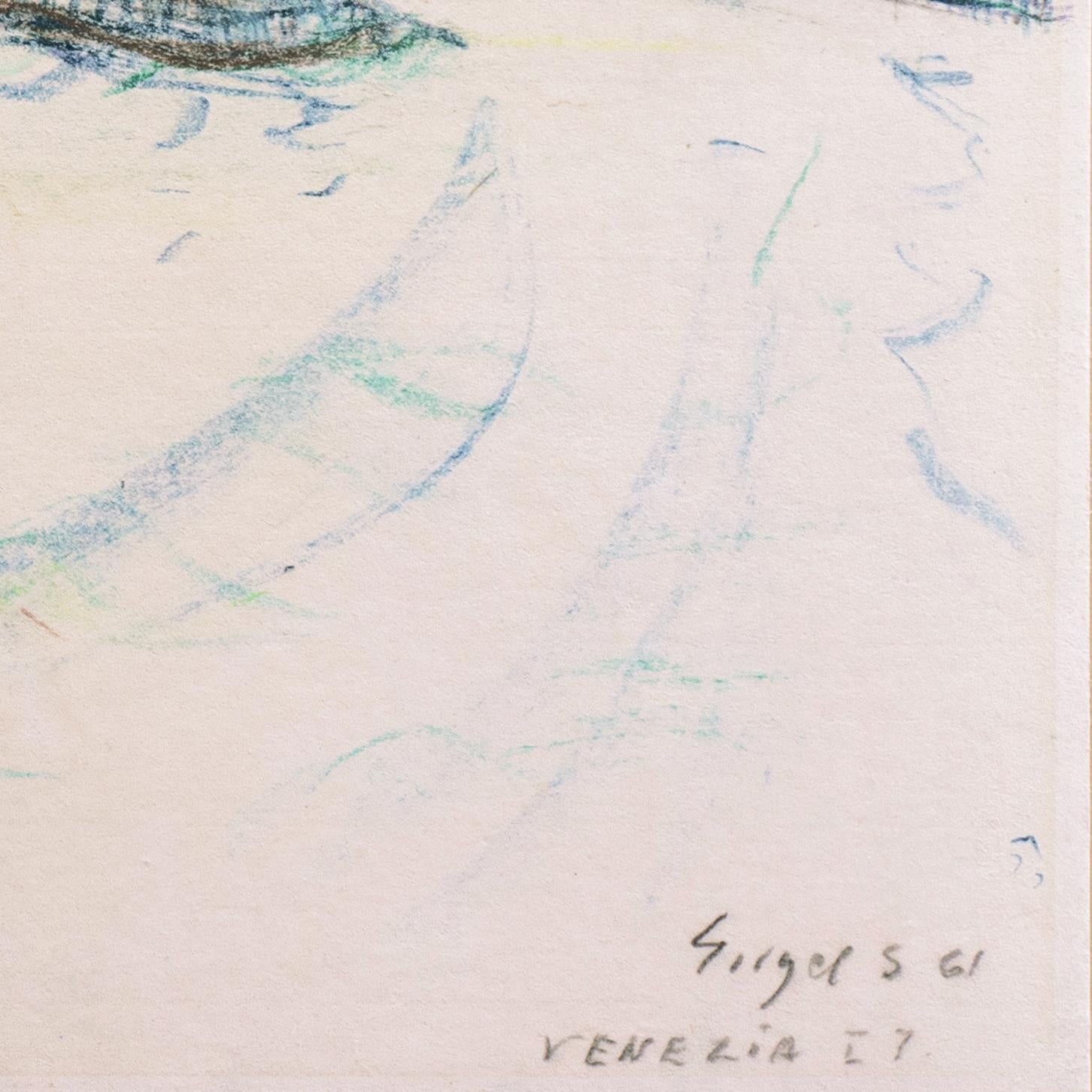 „Venice“, postimpressionistische Künstlerin des Postimpressionismus, Salon d'Automne, Paris, Frankreich, SFMA – Art von Irma Engel Grabhorn