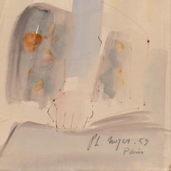 'The Artist with her Portfolio', Paris, Ecole des Beaux Arts, Lyon, Young Woman