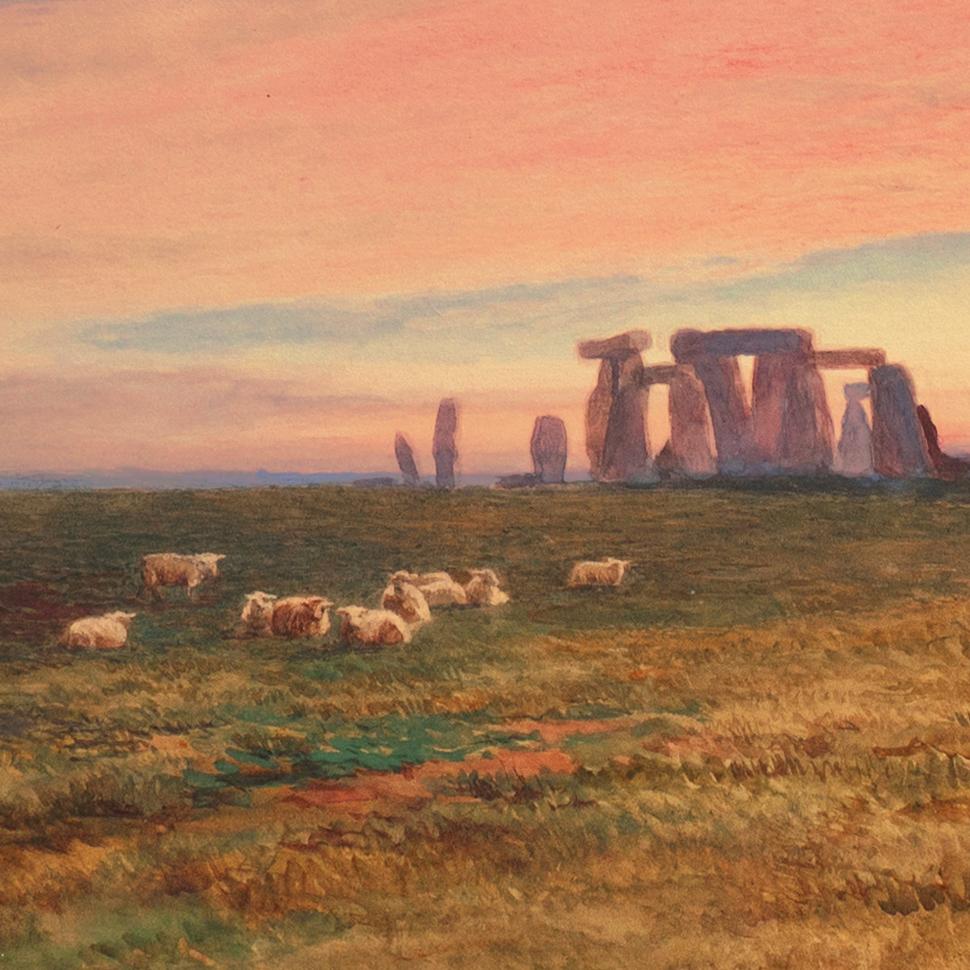 Signed lower left, 'R. Gallon' for Robert Gallon (English, 1845-1925) and painted circa 1880.

This well-listed landscape and seascape painter maintained a studio in St John's Wood, London. Over the course of a long career, he traveled extensively