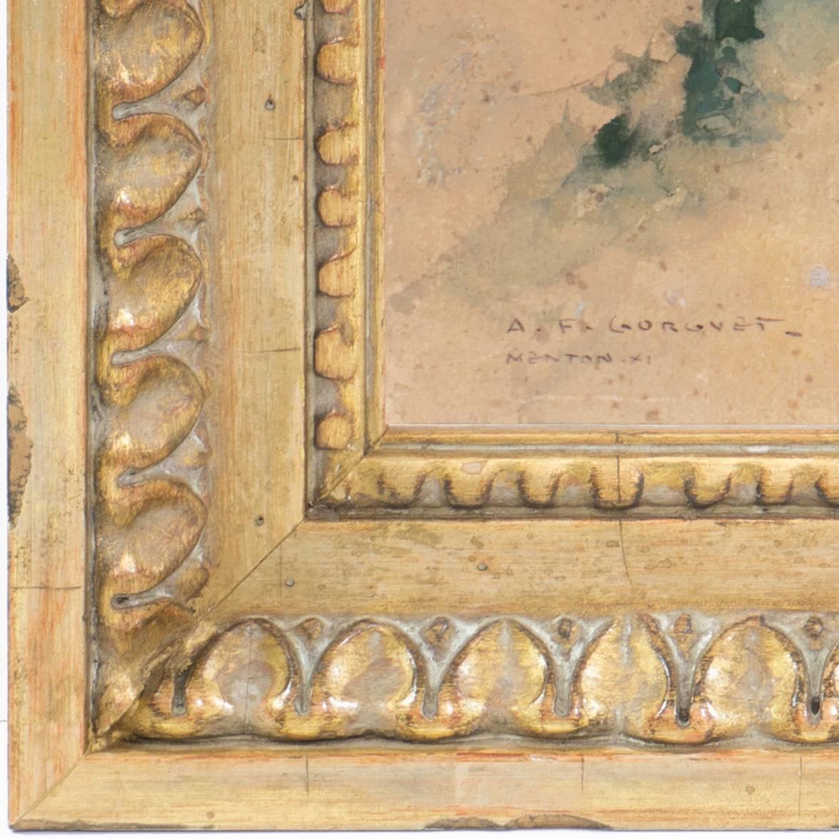 'Menton, France', École des Beaux-Arts, student of Gustave Boulanger and Gerome For Sale 2