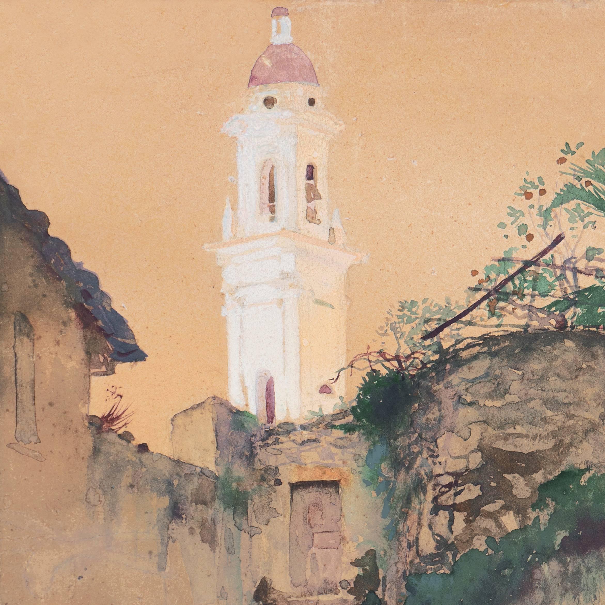 'Menton, France', École des Beaux-Arts, student of Gustave Boulanger and Gerome For Sale 3