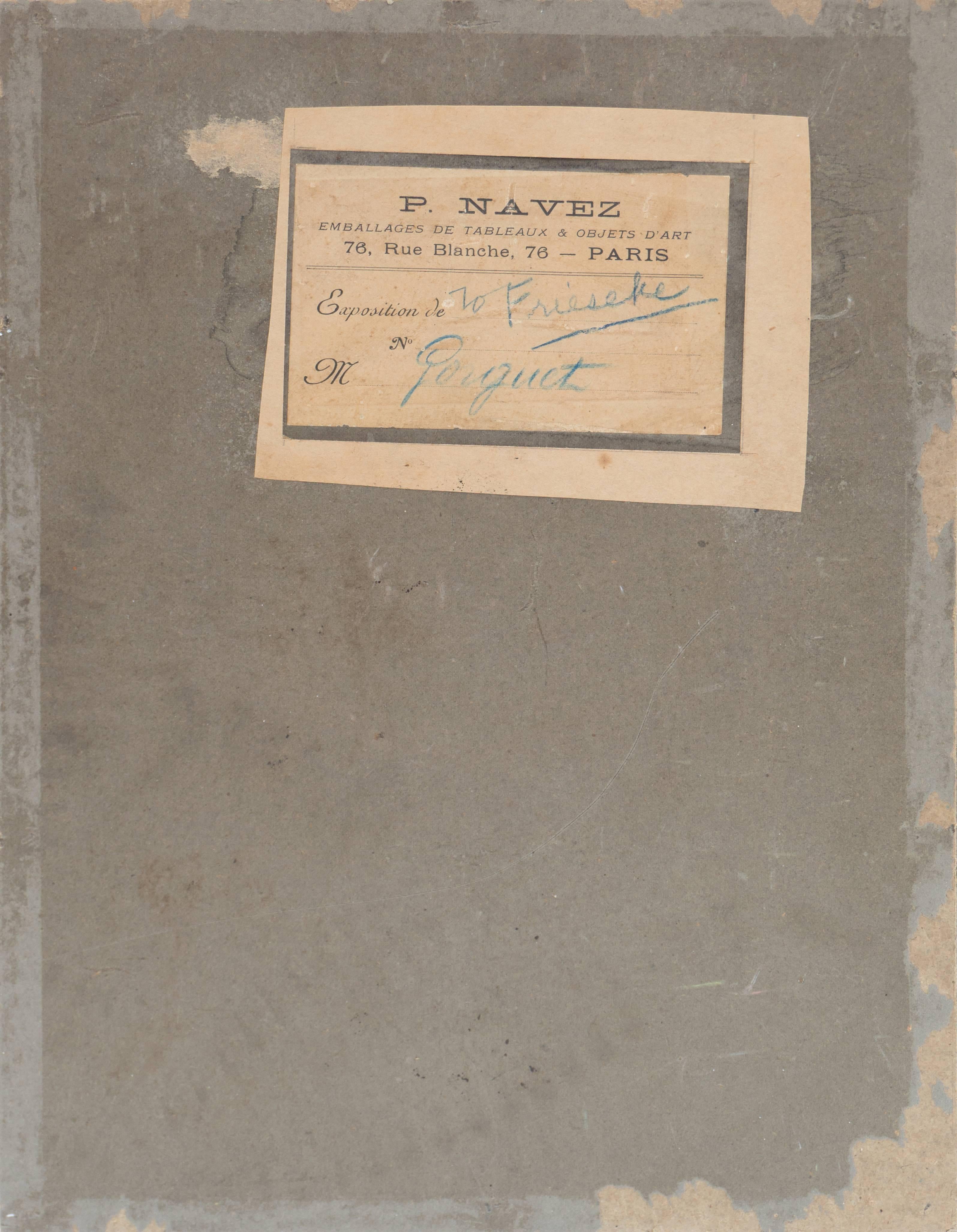 'Menton, France', École des Beaux-Arts, student of Gustave Boulanger and Gerome For Sale 6