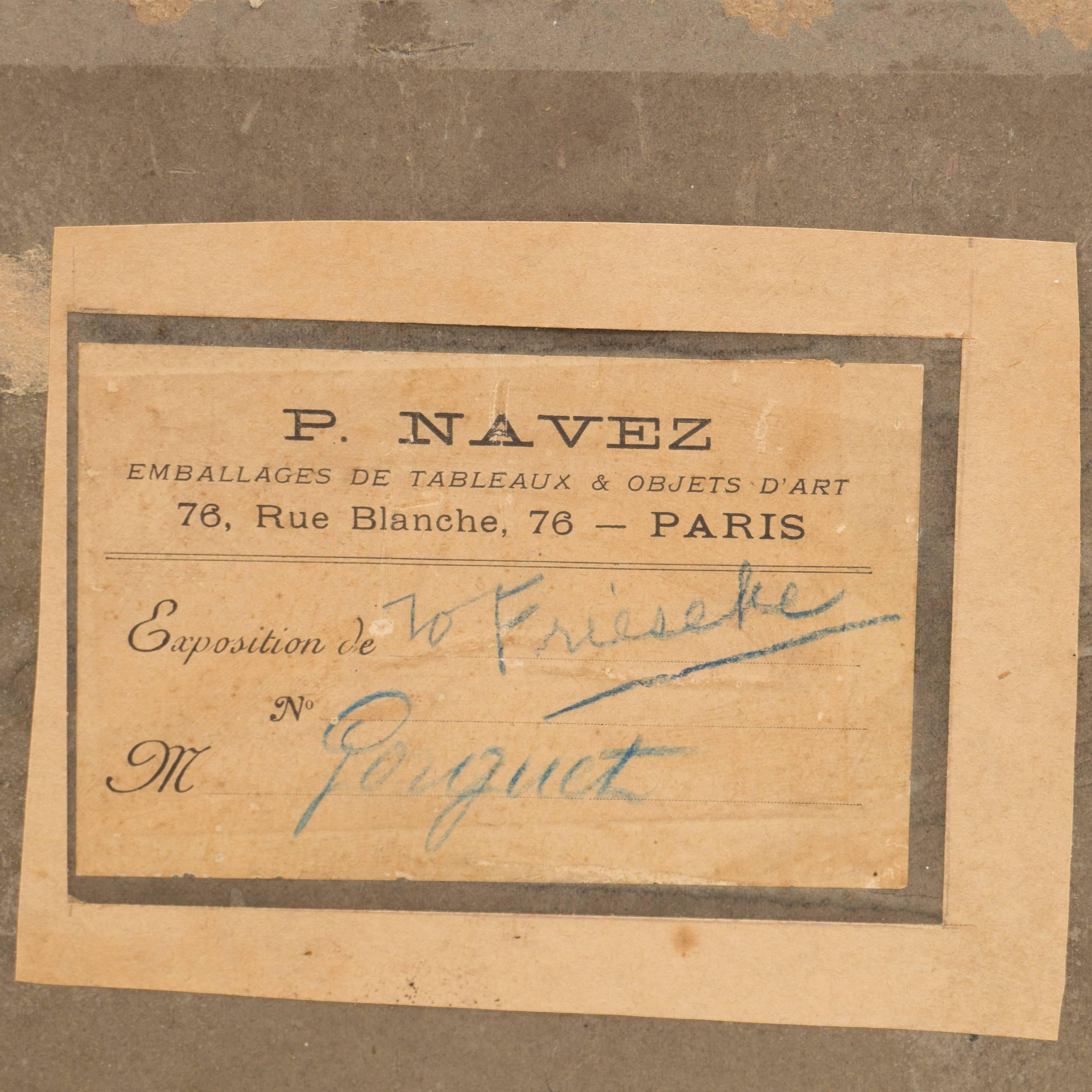 'Menton, France', École des Beaux-Arts, student of Gustave Boulanger and Gerome For Sale 7