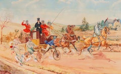 « London to Brighton Coach », Massachusetts, National Academy of Design, chevaux