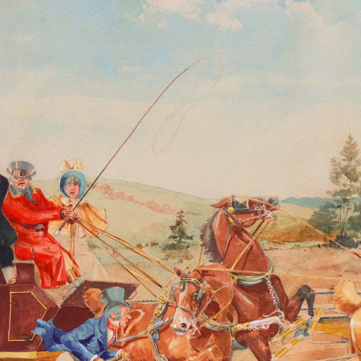 « London to Brighton Coach », Massachusetts, National Academy of Design, chevaux en vente 5